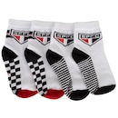 Kit de Meias do São Paulo Rikam Soquete Tamanho 25 ao 28 - Foto 1