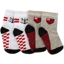 Kit de Meias do Flamengo Rikam Soquete Tamanho 21 ao 24 - Foto 1