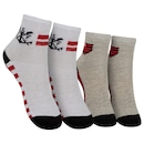 Kit de Meias do Flamengo Rikam Soquete Tamanho 25 ao 28 - Foto 1