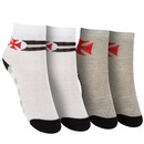 Kit de Meias do Vasco da Gama Rikam Soquete Tamanho 29 ao 33 - Foto 1