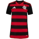 Camisa do Flamengo I 25/26 adidas Feminina Torcedora - Foto 1