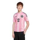 Camisa do Inter de Miami I 25 adidas Infantil Torcedor - Foto 3