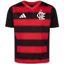 Camisa do Flamengo 25/26 adidas Juvenil Fanshirt - Foto 1