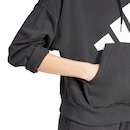 Blusa de Moletom Feminina adidas com Capuz Big Logo - Foto 5