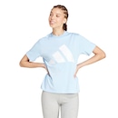 Camiseta Feminina adidas Manga Curta Big Logo - Foto 1