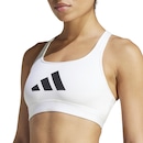 Top Fitness sem Bojo adidas Média Sustentação Powerreact Big Logo Adulto - Foto 6