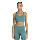 Top Fitness sem Bojo adidas Média Sustentação Powerreact Big Logo Adulto - Foto 1