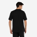 Camiseta Masculina adidas Manga Curta 3 Stripes - Foto 3