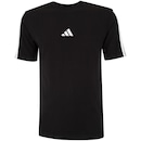 Camiseta Masculina adidas Manga Curta 3 Stripes - Foto 6