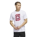 Camiseta Masculina adidas Manga Curta Gráfica - Foto 1