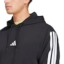 Blusa de Moletom Masculina adidas com Capuz Essentials 3 Stripes - Foto 5