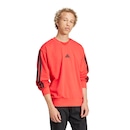 Blusa de Moletom Masculina adidas Essentials 3 Listras - Foto 3