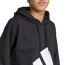 Blusa de Moletom Masculina com Capuz adidas Big Logo - Foto 3