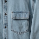 Camisa Vans Palmhill Denim Ls Woven - Foto 3