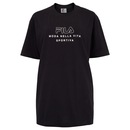 Camiseta Feminina Fila Manga Curta Over Vita Outline - Foto 1