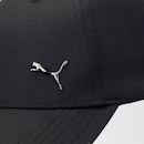 Boné Adulto Puma Essential Metal Cat Aba Curva - Foto 5
