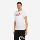 Camiseta Feminina Puma Manga Curta Essentials NO 1 Logo Tee S - Foto 5