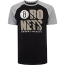Camiseta do Brooklyn Nets NBA Masculina Estampa Raglan N113A - Foto 1