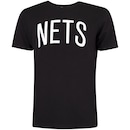 Camiseta do Brooklyn Nets NBA Masculina Manga Curta Estampada N796A - Foto 1