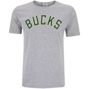 Camiseta do Milwaukee Bucks Masculina NBA Manga Curta Estampada N800 - Foto 1