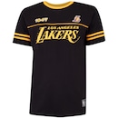 Camiseta do Los Angeles Lakers NBA Masculina Vintage Manga Curta - Foto 1