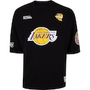 Camiseta do Los Angeles Lakers NBA Masculina N0527 Pennant - Foto 1