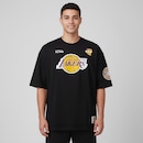Camiseta do Los Angeles Lakers NBA Masculina N0527 Pennant - Foto 1