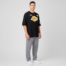 Camiseta do Los Angeles Lakers NBA Masculina N0527 Pennant - Foto 3
