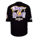 Camiseta do Los Angeles Lakers NBA Masculina N0527 Pennant - Foto 9
