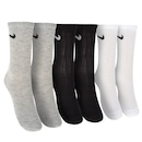 Kit 3 pares de Meias Nike Crew SP25 Cano Médio Infantil - Foto 1