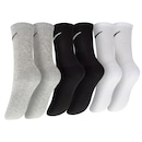 Kit 3 pares de Meias Nike Crew SP25 Cano Médio Infantil - Foto 2