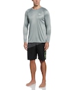 Camiseta Masculina Nike Manga Longa Heather UV Hydroguard - Foto 5