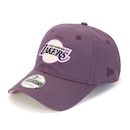 Boné do Los Angeles Lakers Aba Curva New Era NBA Strapback 920 Action Sunset Adulto - Foto 1