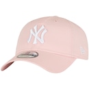 Boné do New York Yankees Aba Curva New Era MLB Strapback 920 Candy Color Adulto - Foto 1