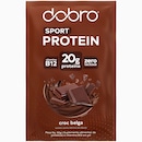 Sachê de Proteína Dobro Croc Sabor Chocolate Belga 30g - Foto 1