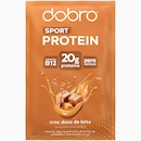 Sachê de Proteína Dobro Croc Sabor Doce de Leite 30g - Foto 1