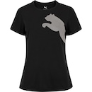 Camiseta Feminina Manga Curta Puma Tad Big Logo Jersey - Foto 7