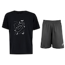 Conjunto Infantil ASICS Camiseta + Bermuda - Foto 1