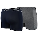 Kit de 2 Cuecas ASICS Boxer Sem Costura Adulto - Foto 2