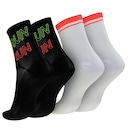 Kit de Meias Esportiva Oxer Cano Médio Adulto 2 Pares - Foto 2