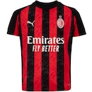 Camisa do Milan I 25 Torcedor Puma Infantil - Foto 1