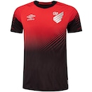 Camisa do Athletico-PR I 25/26 Número 10 Torcedor Umbro Masculina - Foto 1