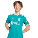 Camisa do Liverpool III 25/26 Torcedor adidas Juvenil - Foto 4