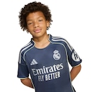 Camisa do Real Madrid II 25/26 Torcedor adidas Infantil - Foto 4