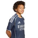 Camisa do Real Madrid II 25/26 Torcedor adidas Infantil - Foto 5