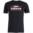 Camiseta New Balance Linear Lines Masculina - Foto 1