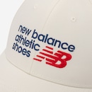 Boné Adulto New Balance 6 Panel Athletics Aba Curva - Foto 4
