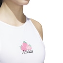 Camiseta Regata adidas Gráfica Mercado de Agricultores Cropped Feminina - Foto 4