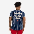 Camiseta do New York Knicks NBA Baseball NY Style NB703 Masculina - Foto 3