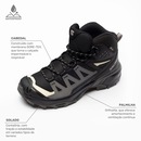 Bota Feminina Salomon X Ultra 360 Mid Gore-Tex - Foto 4